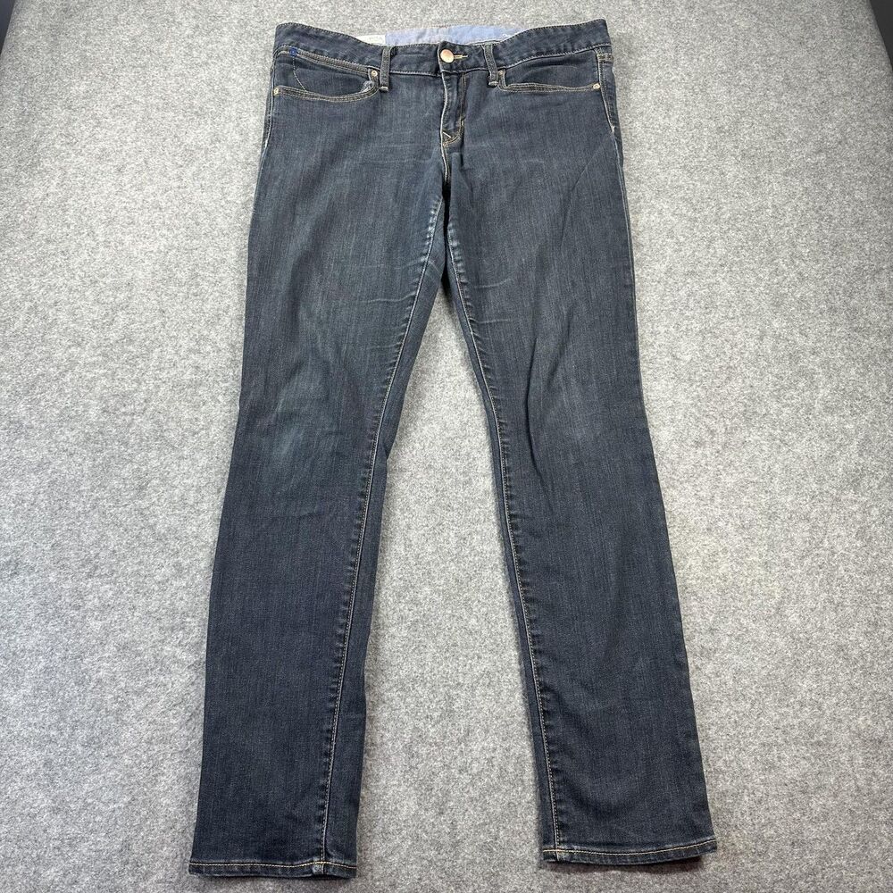 Gap 1969 Always Skinny Jeans Womens 12 Blue Dark Wash Slim Fit Denim 5 Pocket